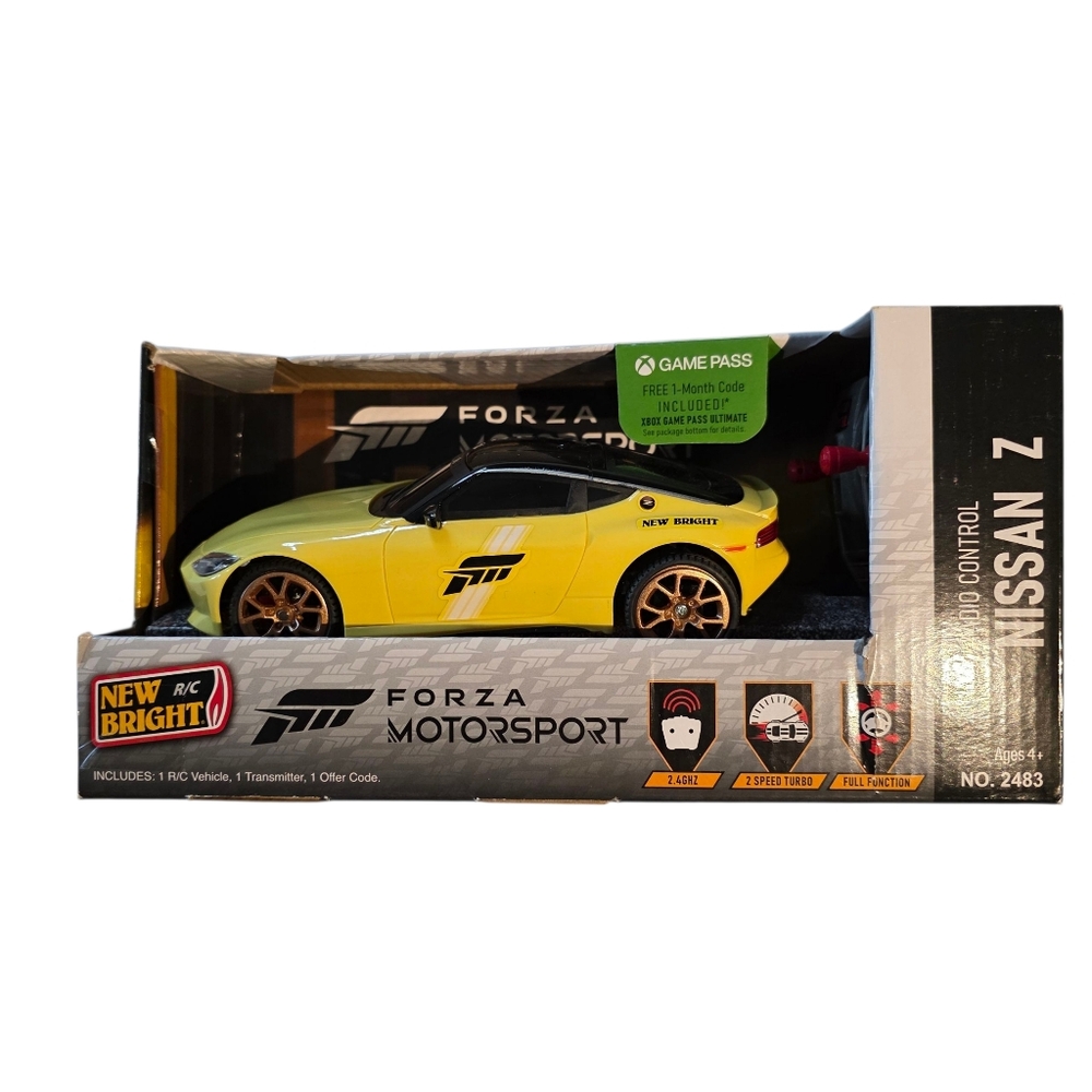 Yellow Remote Control Sports Car Toy With XBox Subscription Possibility NEW